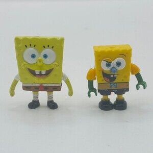 Viacom Nickelodeon SpongeBob SquarePants Mermaid Man Action Figures  - Lot Of 2